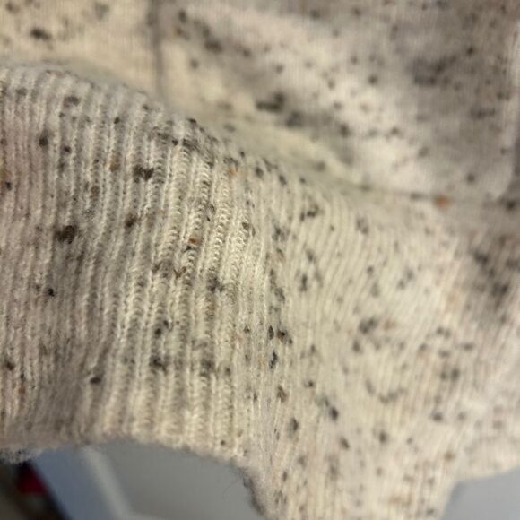 Women's Madewell Cardigan Sweater XS White Black wool blend - Picture 12 of 13